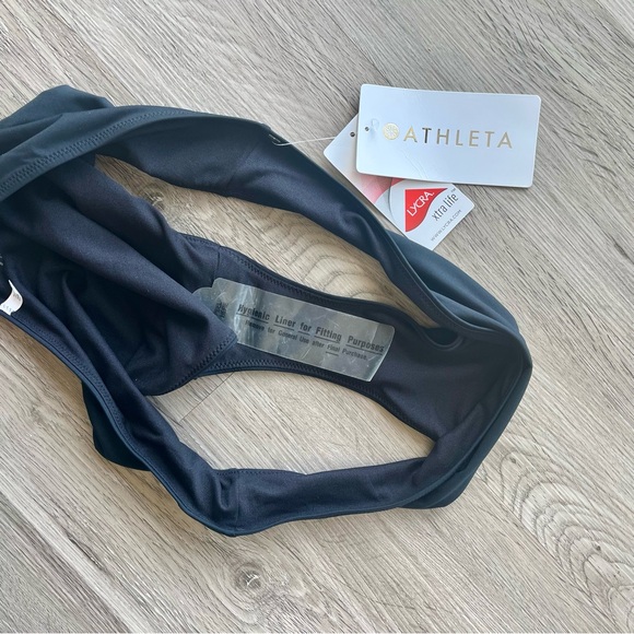NWT Athleta Clean Medium Swim Bottom Black XL Size Extra Large - Picture 10 of 10